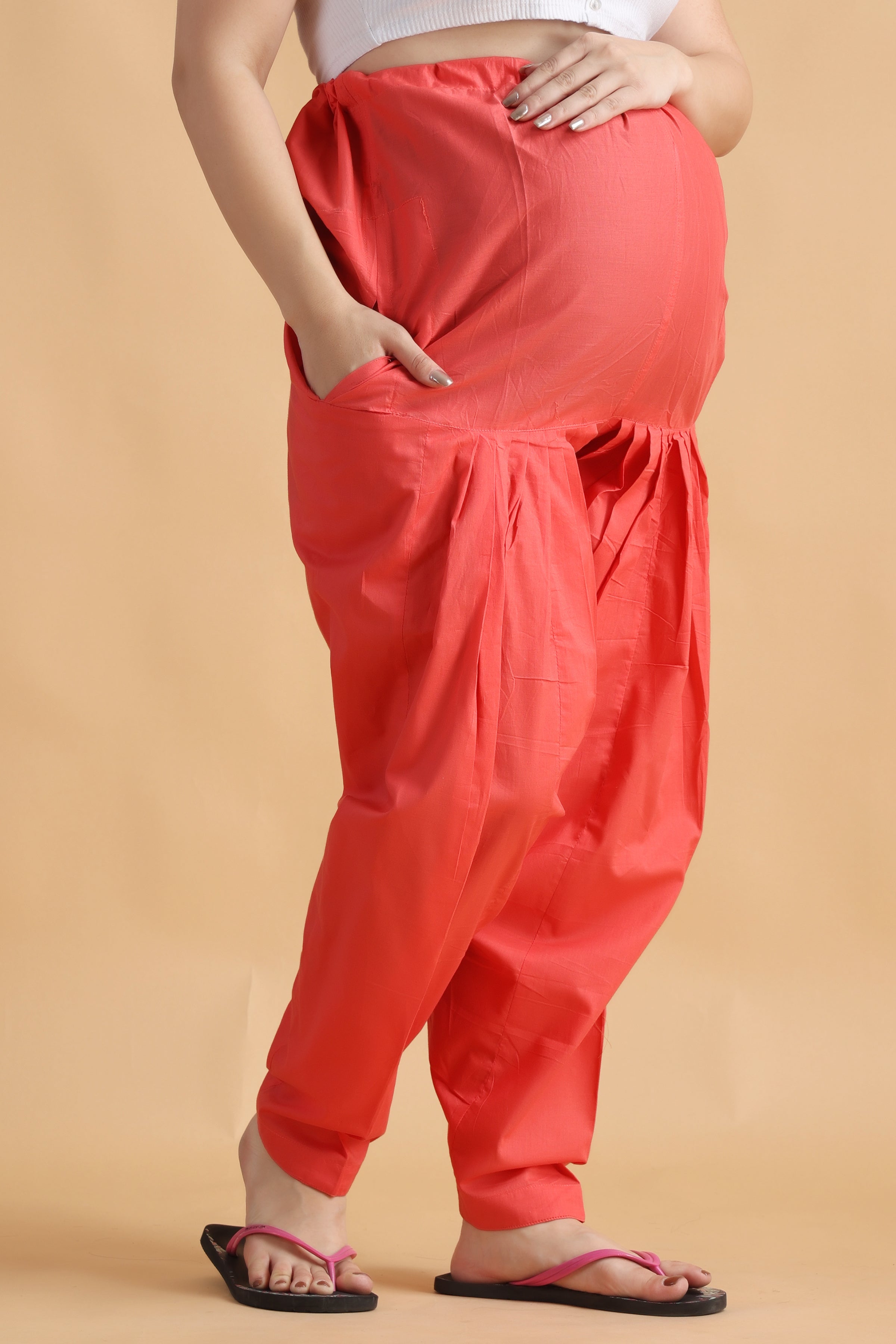 Buy Asos Design maternity slouchy rib pull on pants beige Online | Brands  For Less
